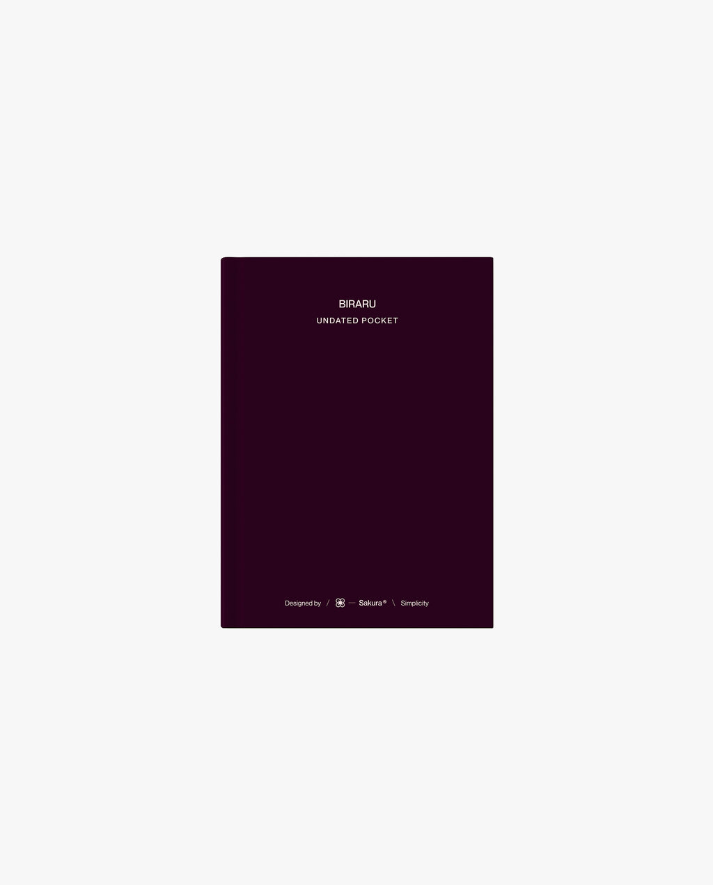 Tarihsiz A6 Ajanda · Merlot