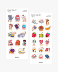 Kawaii Sticker Pack – 2’li Set