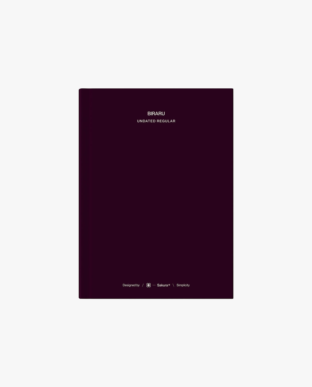 Tarihsiz A5 Ajanda · Merlot