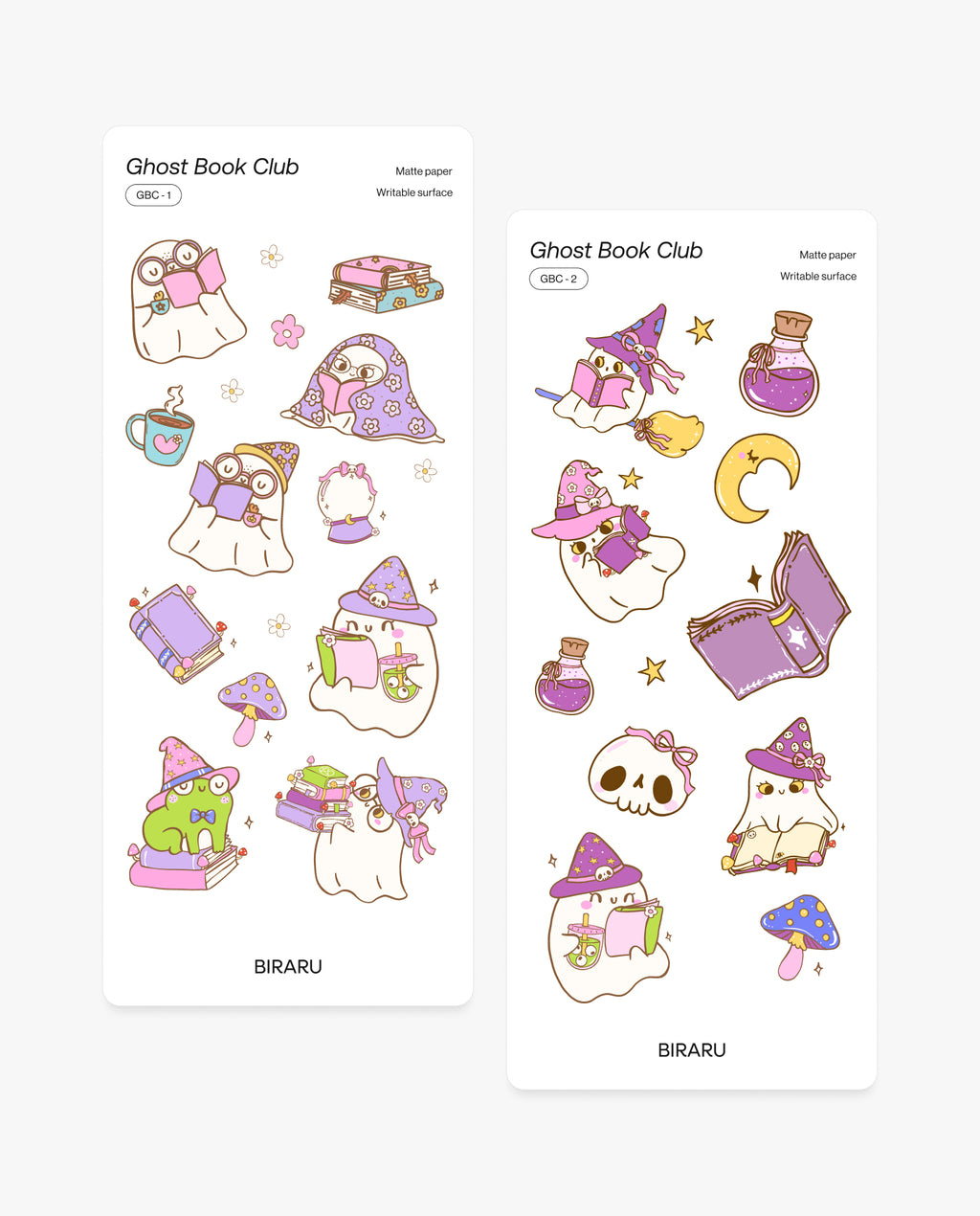 Ghost Sticker Pack – 2’li Set