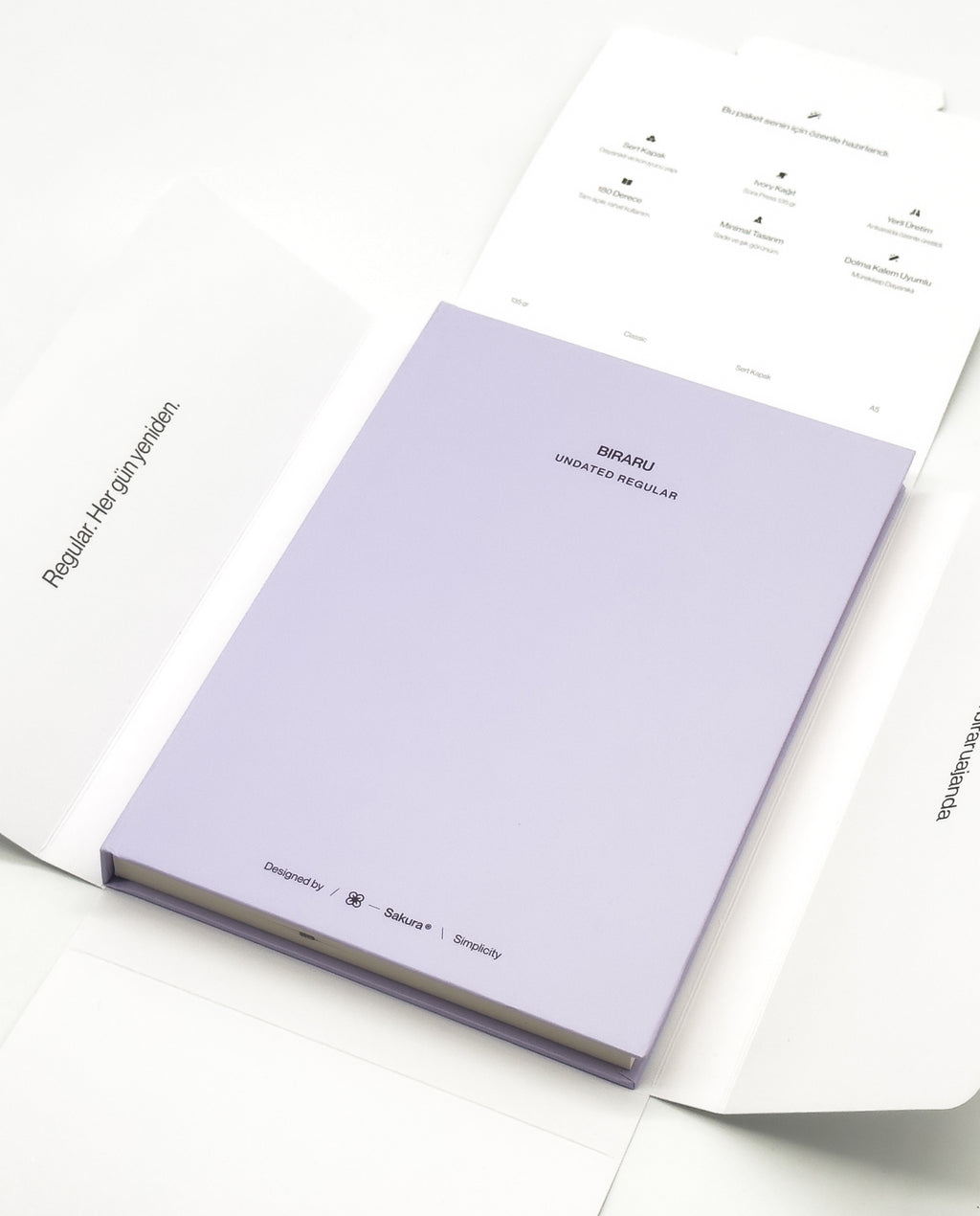 Tarihsiz A5 Ajanda · Lilac