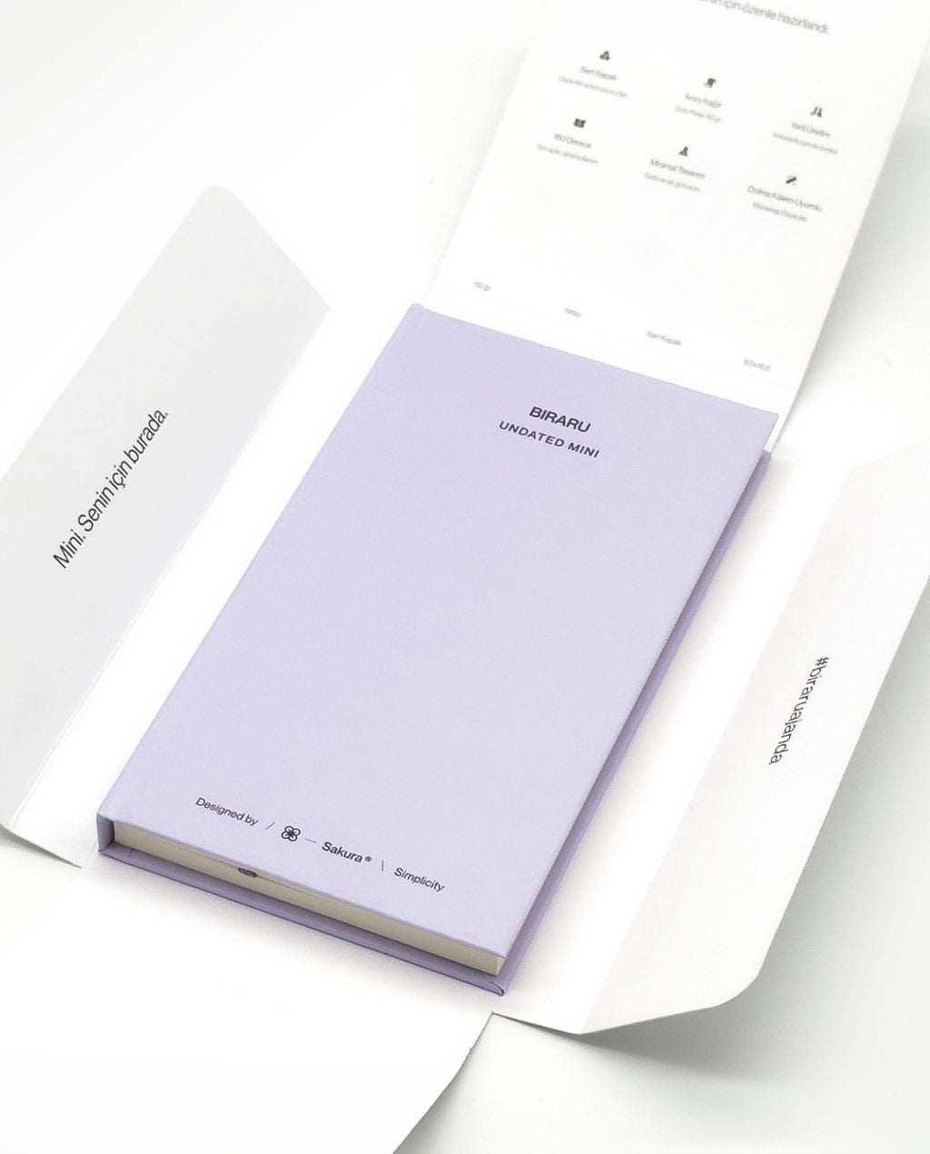 Tarihsiz Mini Ajanda · Lilac