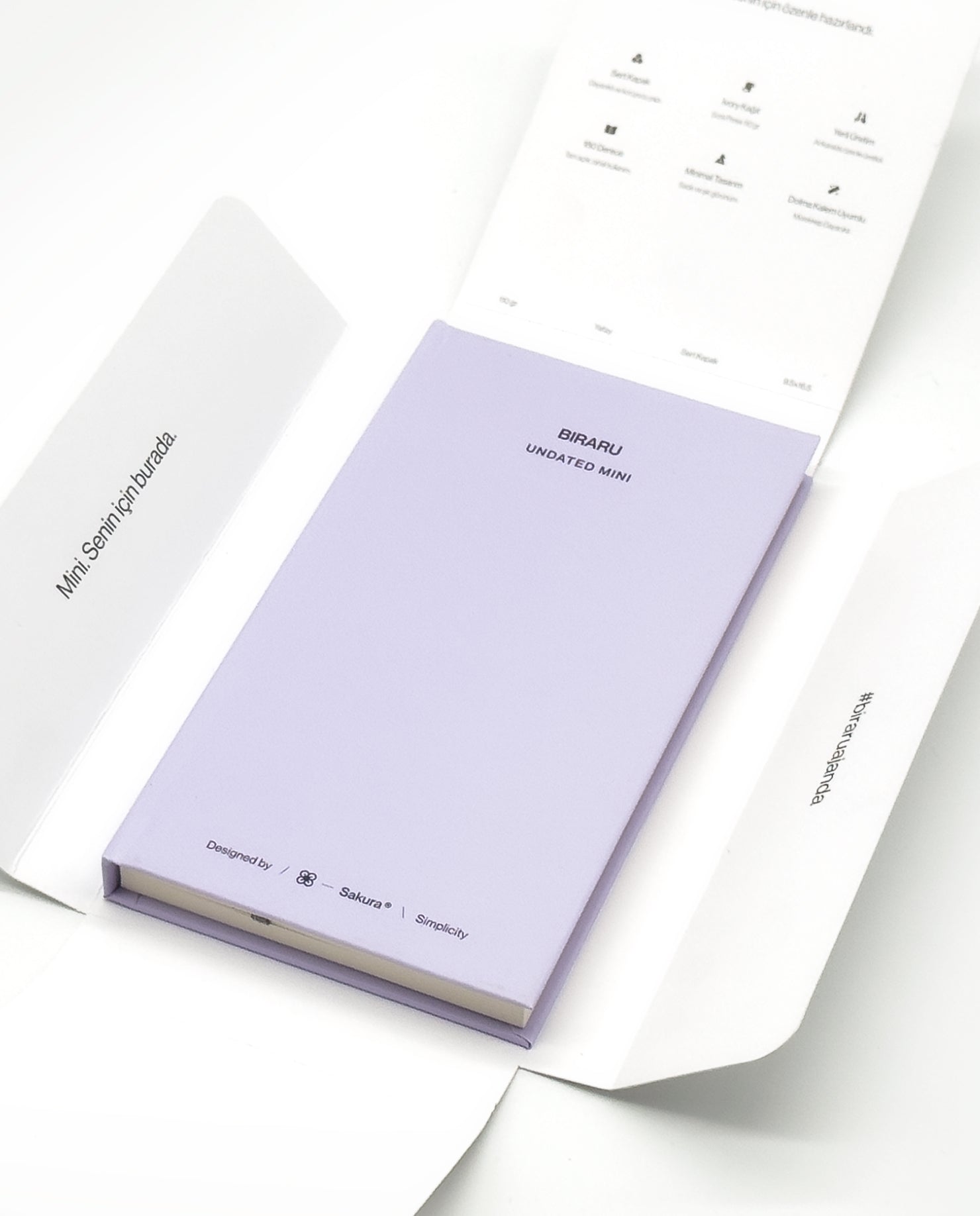 Tarihsiz Mini Ajanda · Lilac