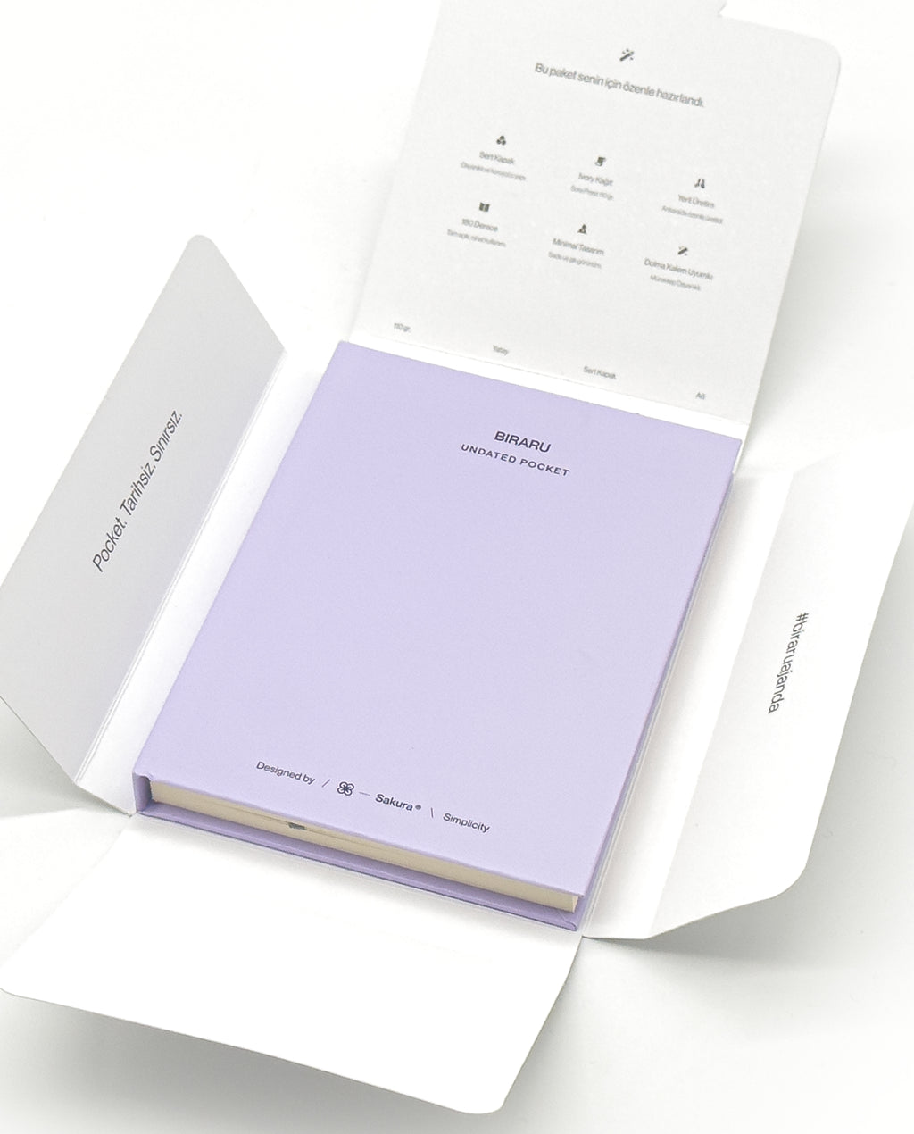 Tarihsiz A6 Ajanda · Lilac
