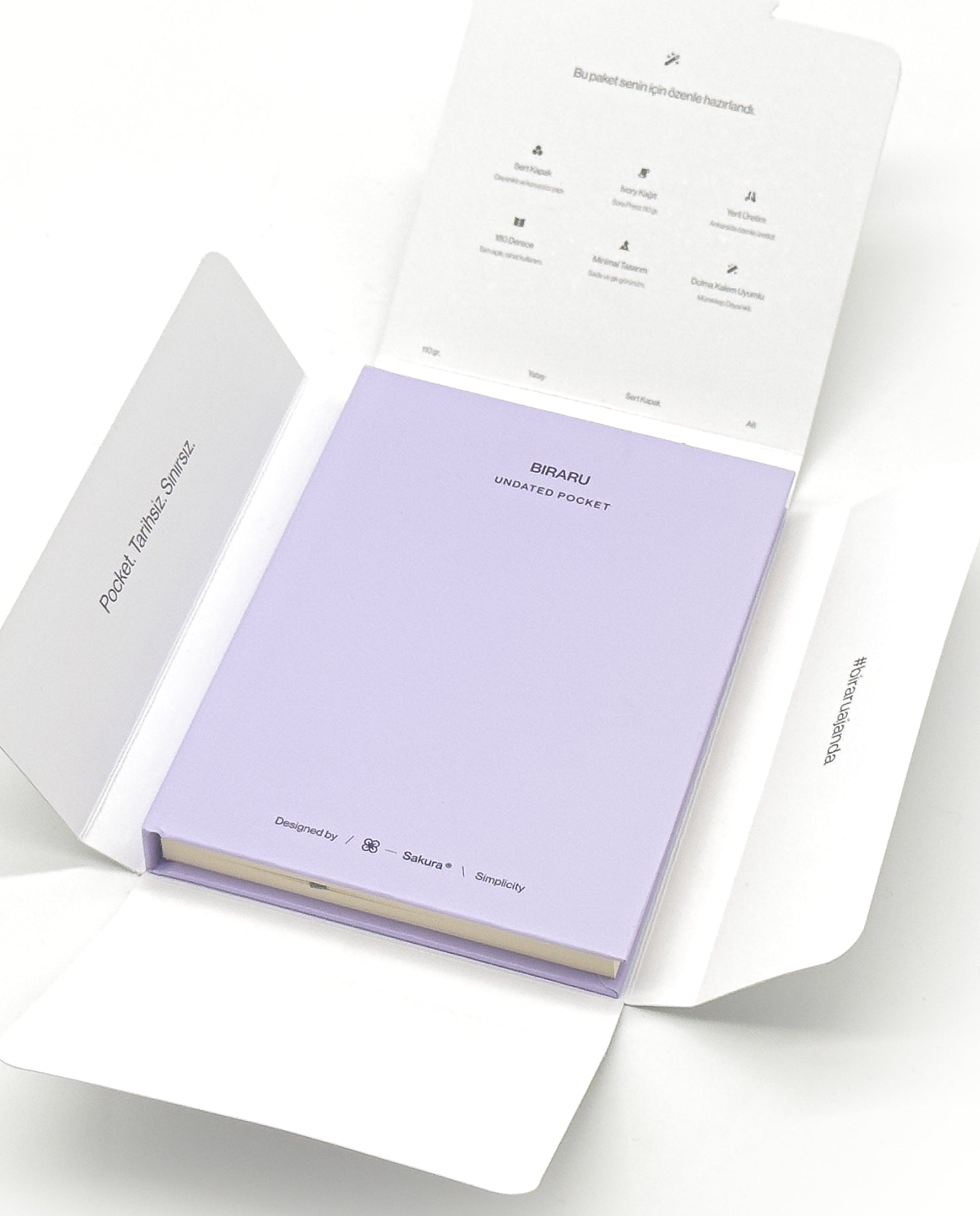 Tarihsiz A6 Ajanda · Lilac