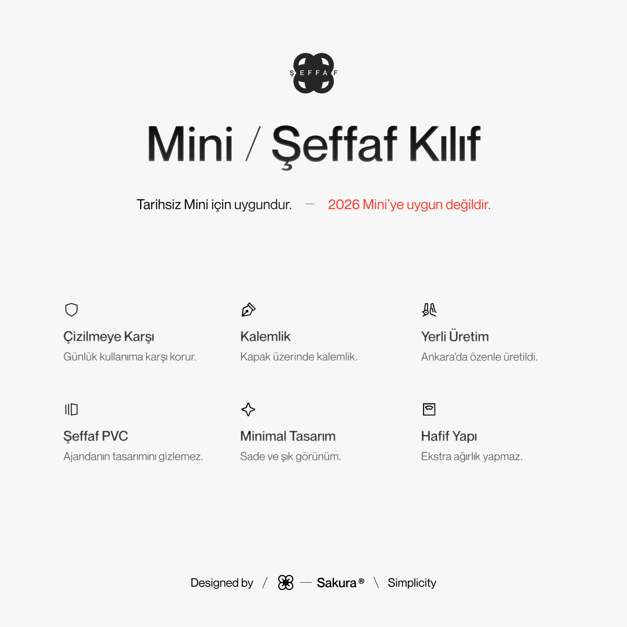 Mini Şeffaf Kılıf