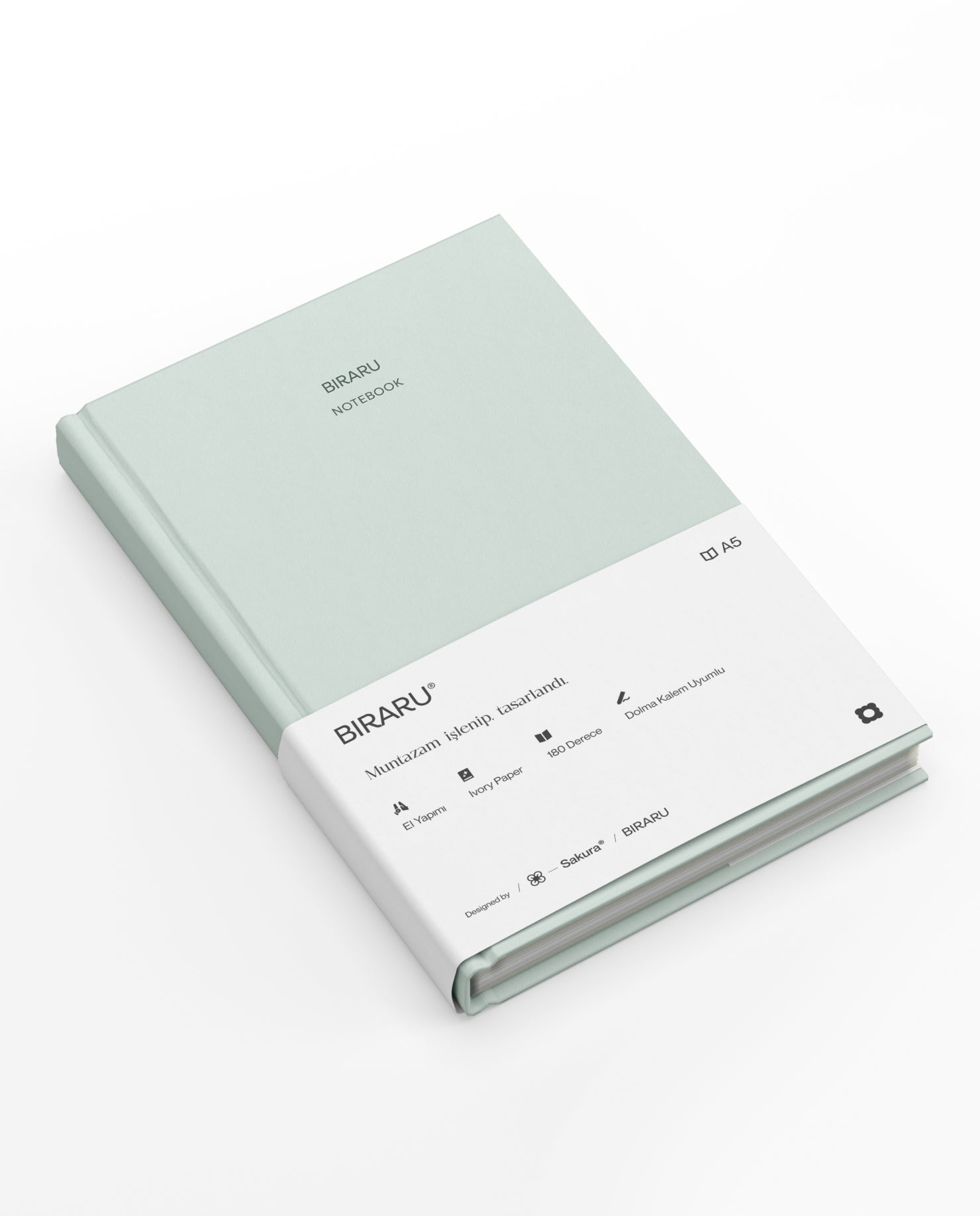 Noktalı Defter - Mint Yeşil