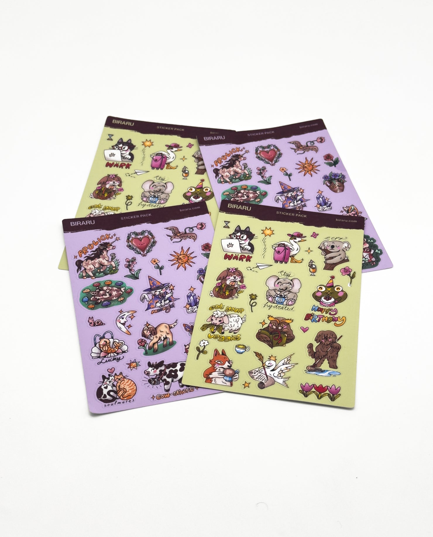 Whimsy Sticker Pack – 2’li Set