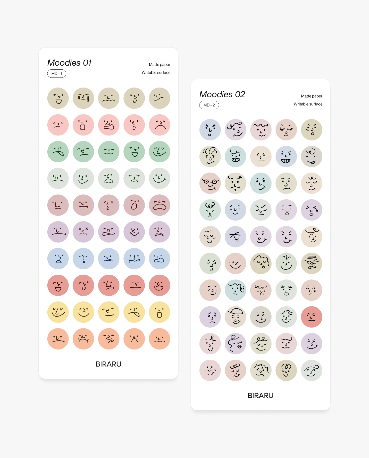 Moodies Sticker Pack – 2’li Set